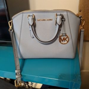 Michael kors light blue purse